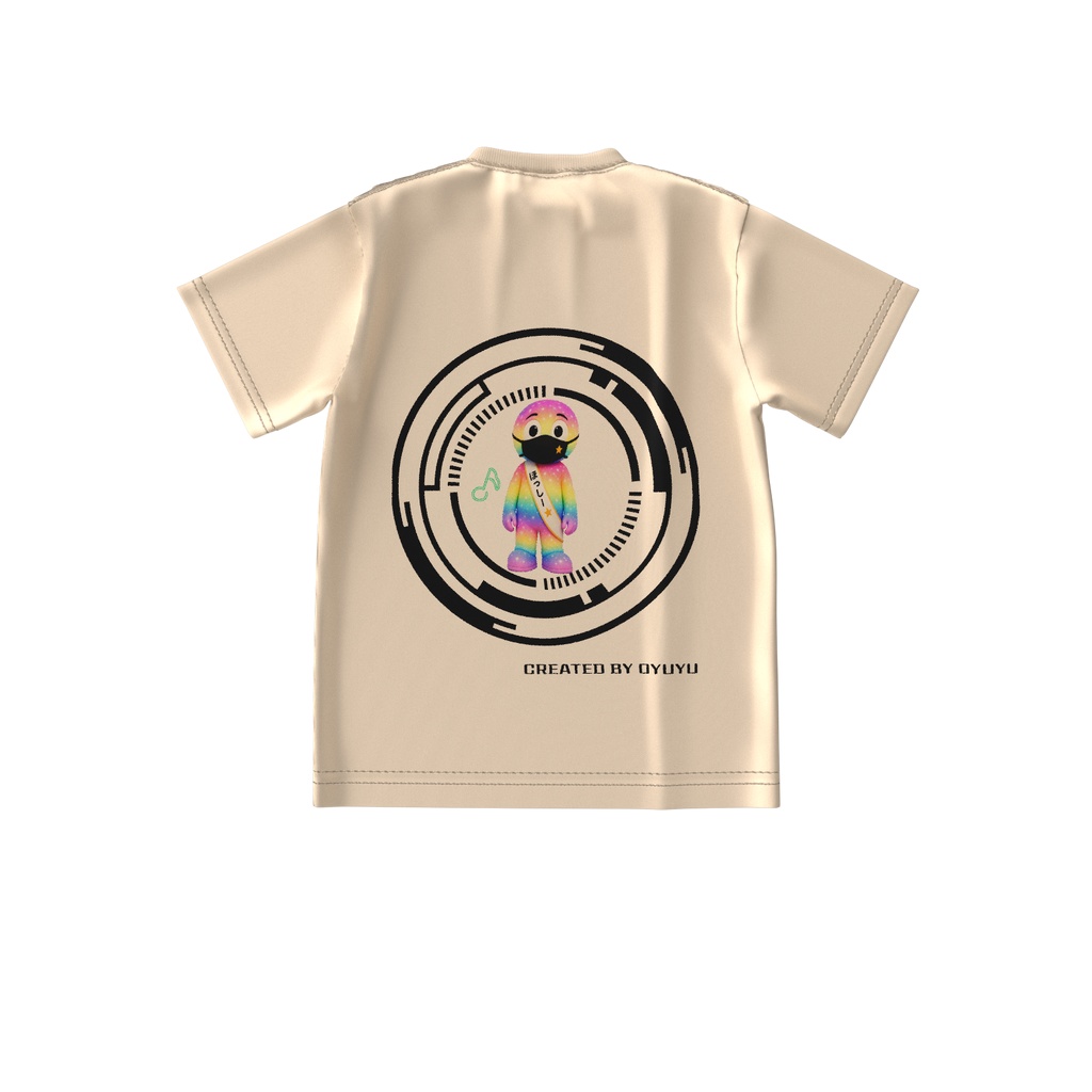ほっしー★ビッグシルエットTシャツ(レインボー/大サークル)