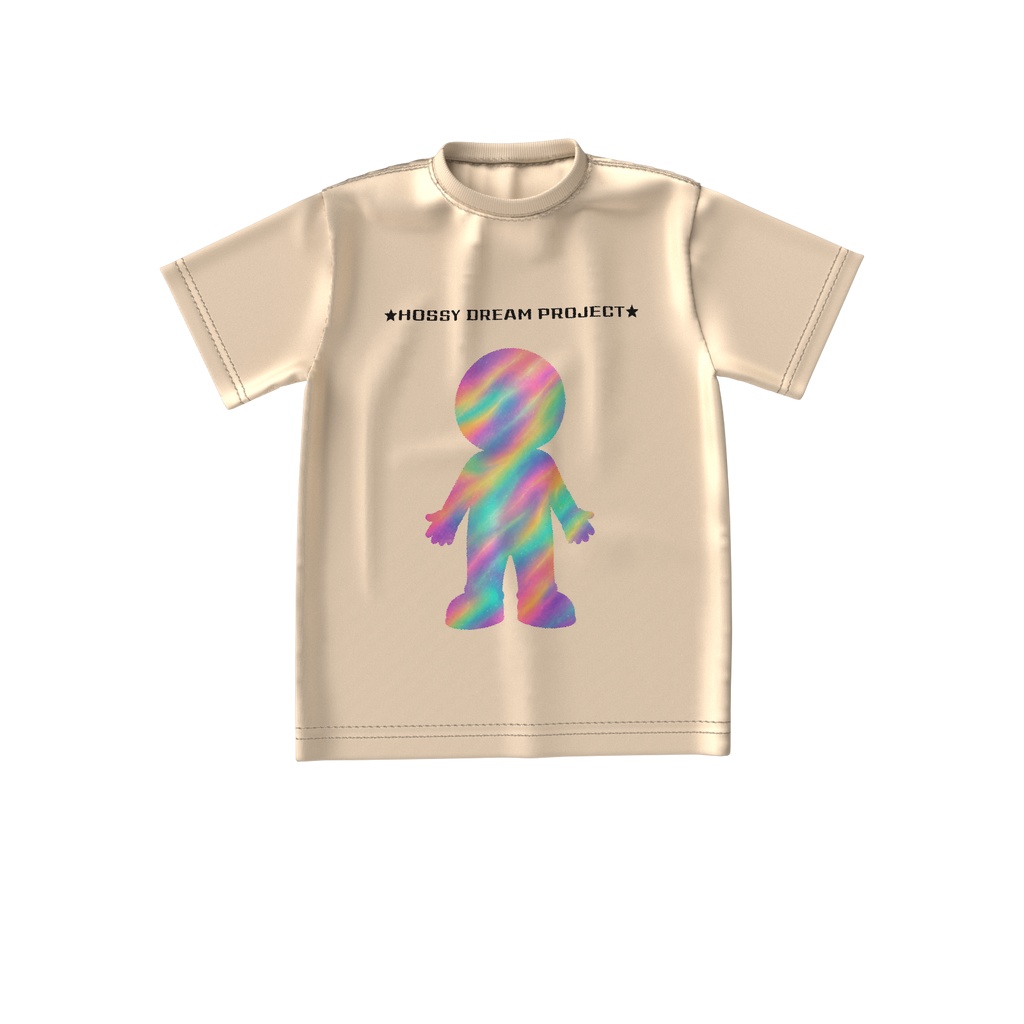 ほっしー★ビッグシルエットTシャツ（レインボー／大サークル）