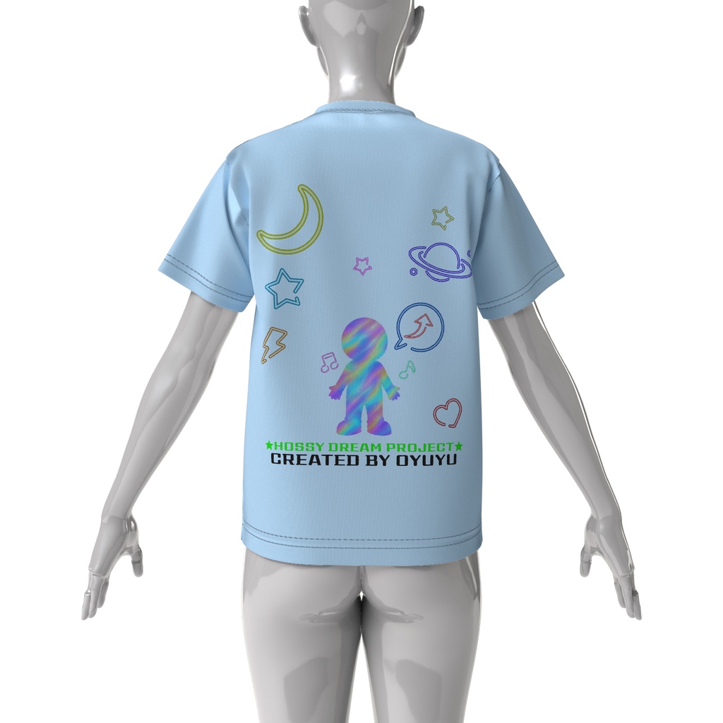 ほっしー★ビッグシルエットTシャツ(HOSSY/星空)