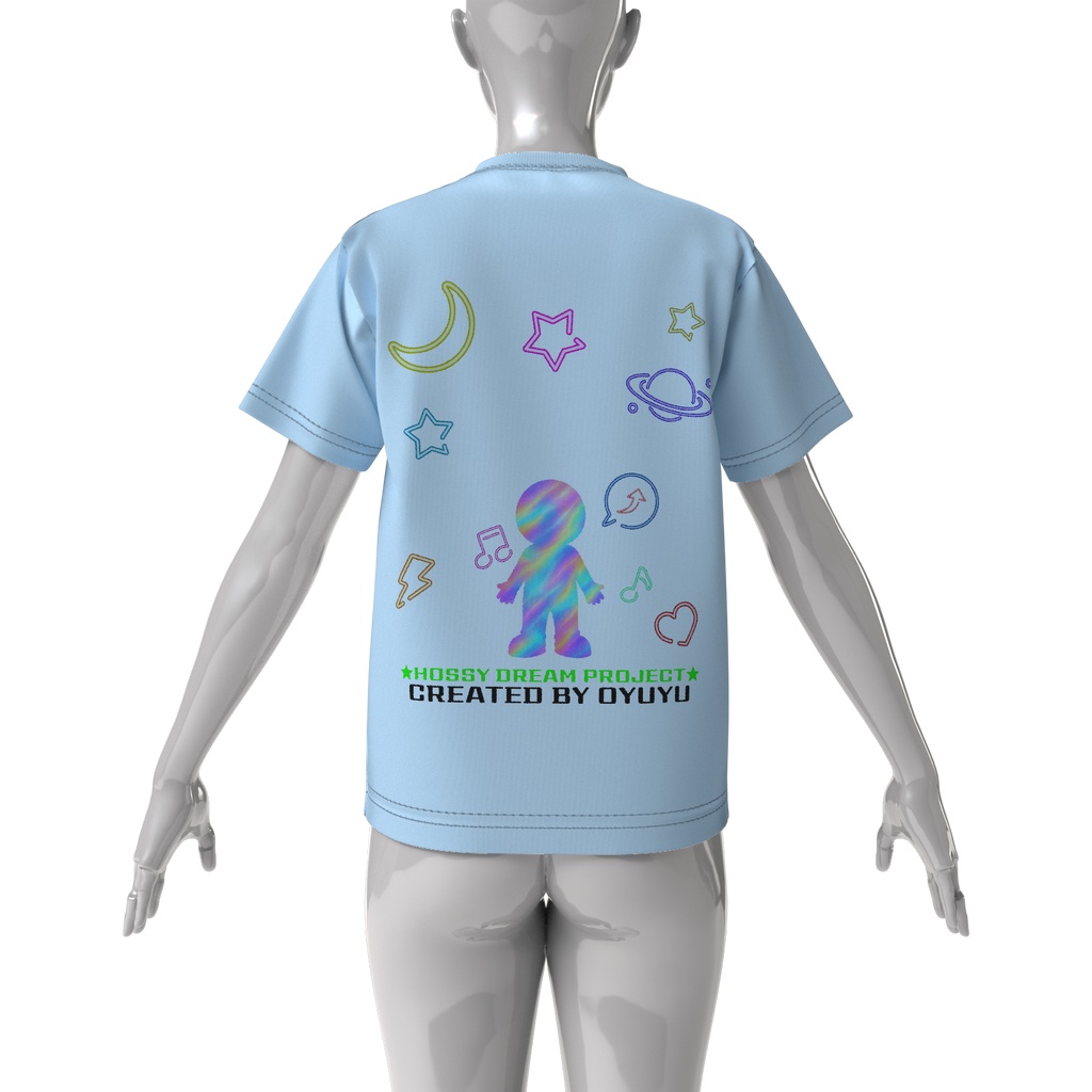 ほっしー★ビッグシルエットTシャツ(HOSSY/星空)