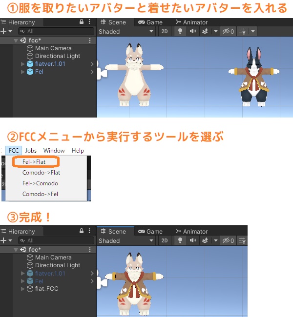 フラット族着せ替えツール