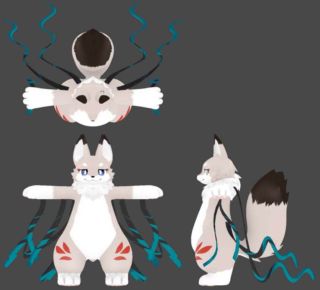 【フラット向け衣装外付けパーツ】ExRibbon