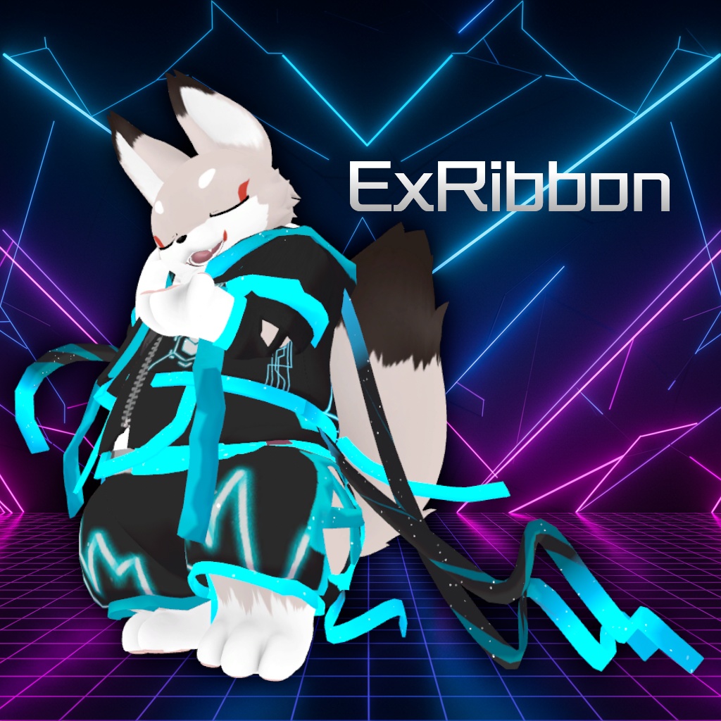 【フラット向け衣装外付けパーツ】ExRibbon