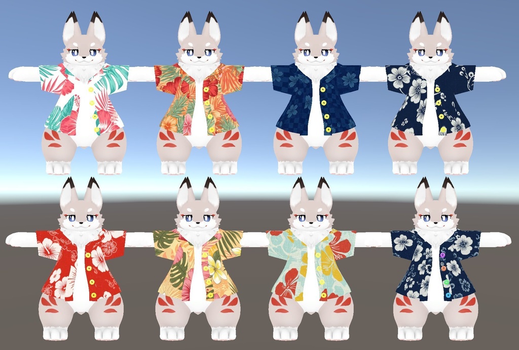 「フラット族」専用衣装 Aloha1