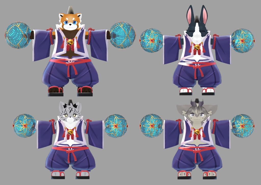 【フラット族専用衣装】アギョウのふく