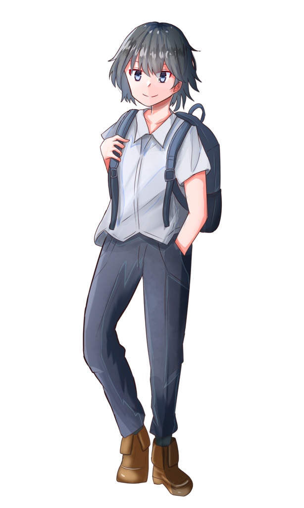 RPG風 主人公&ライバル 立ち絵4枚