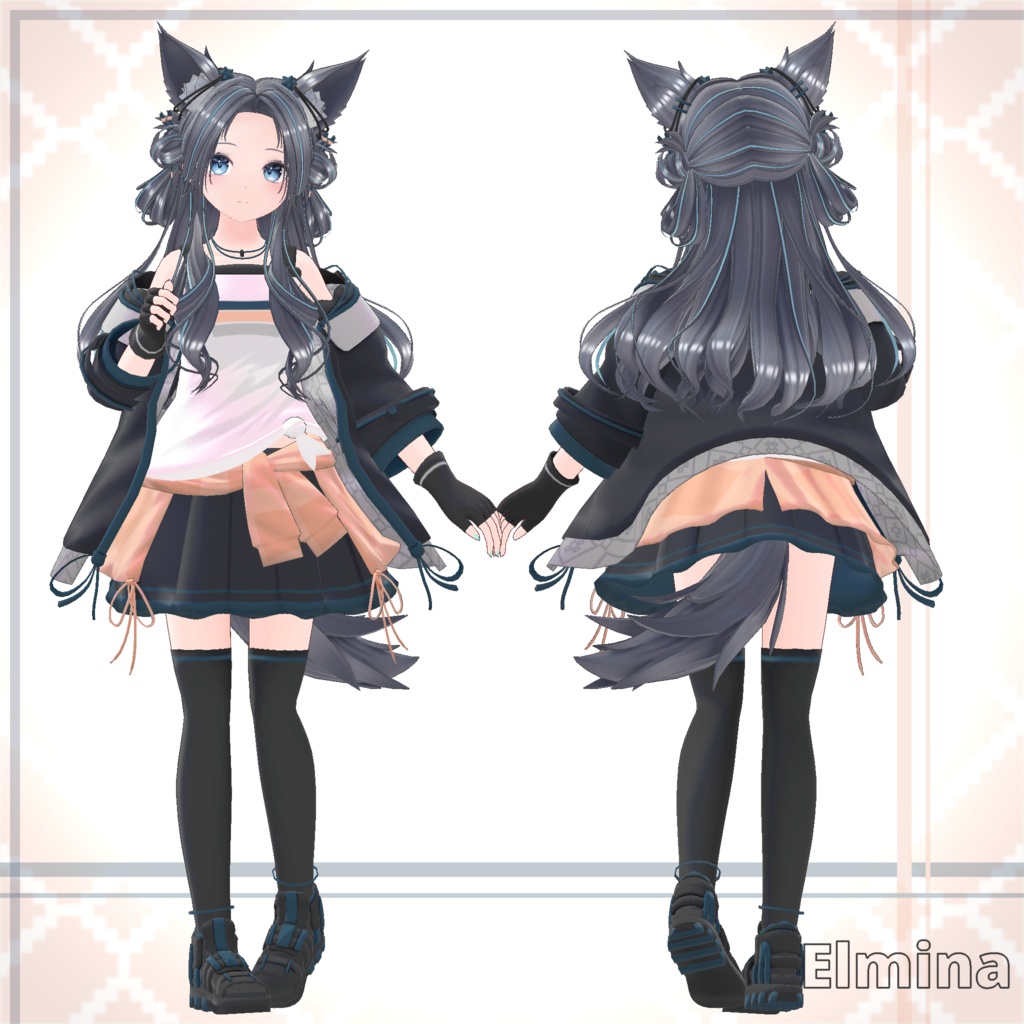 オリジナル3Dモデル 『Elmina -エルミーナ-』