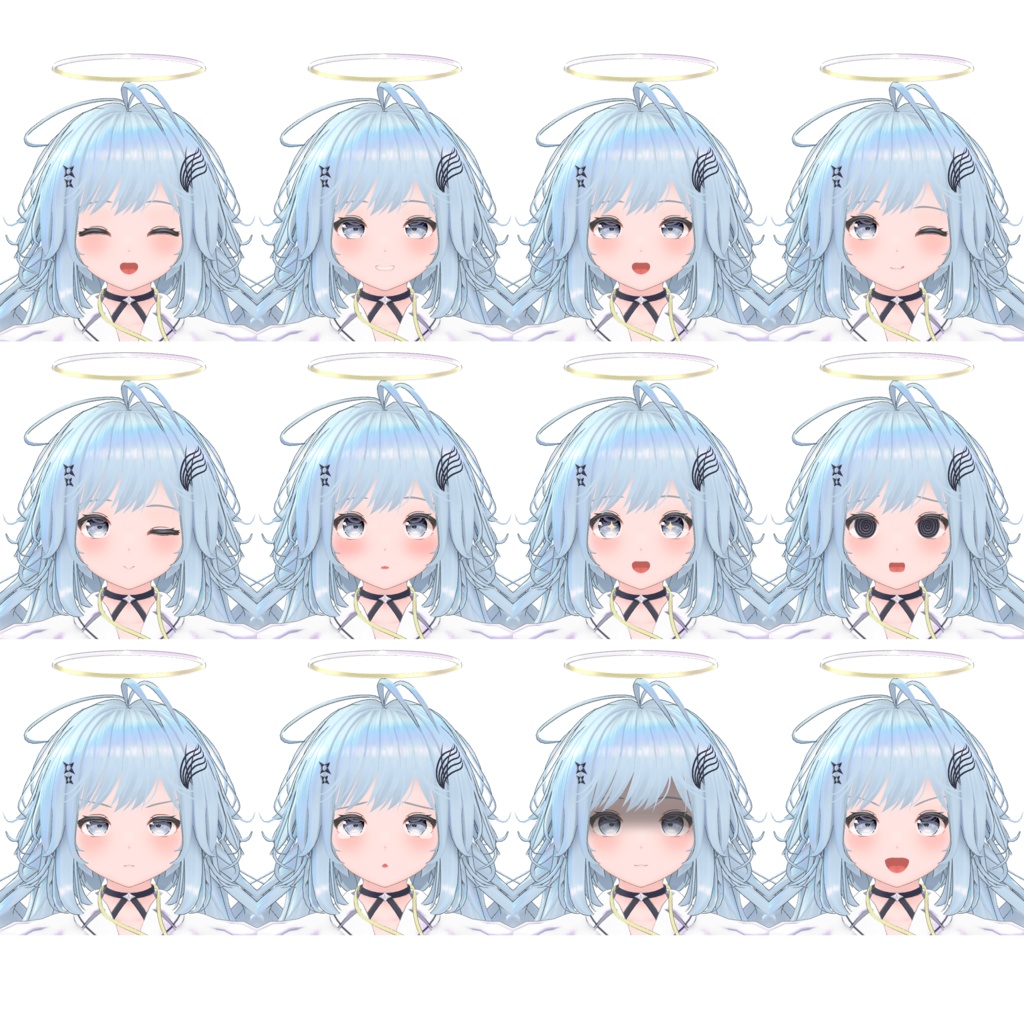 オリジナル3Dモデル 『Seraphina -セラフィナ-』