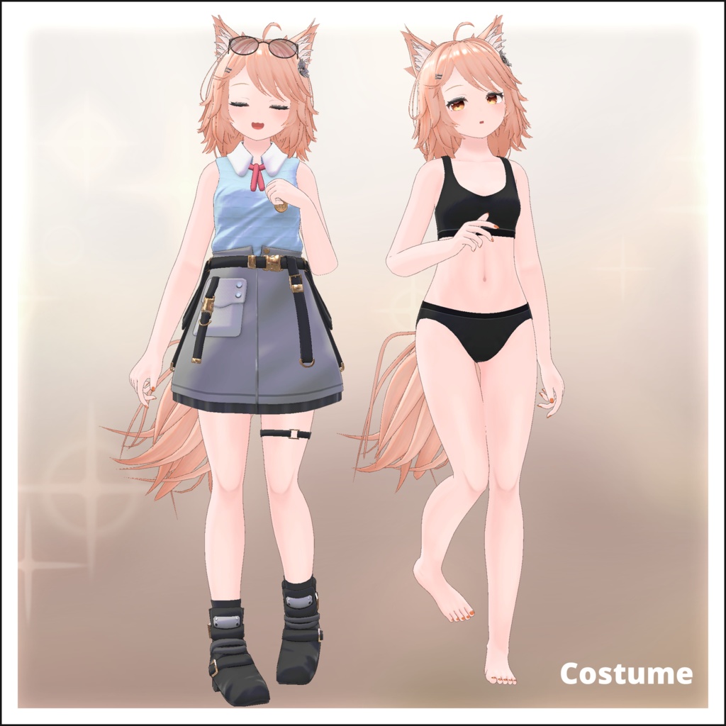 オリジナル3Dモデル 『Miroir -ミロワール- Remake』