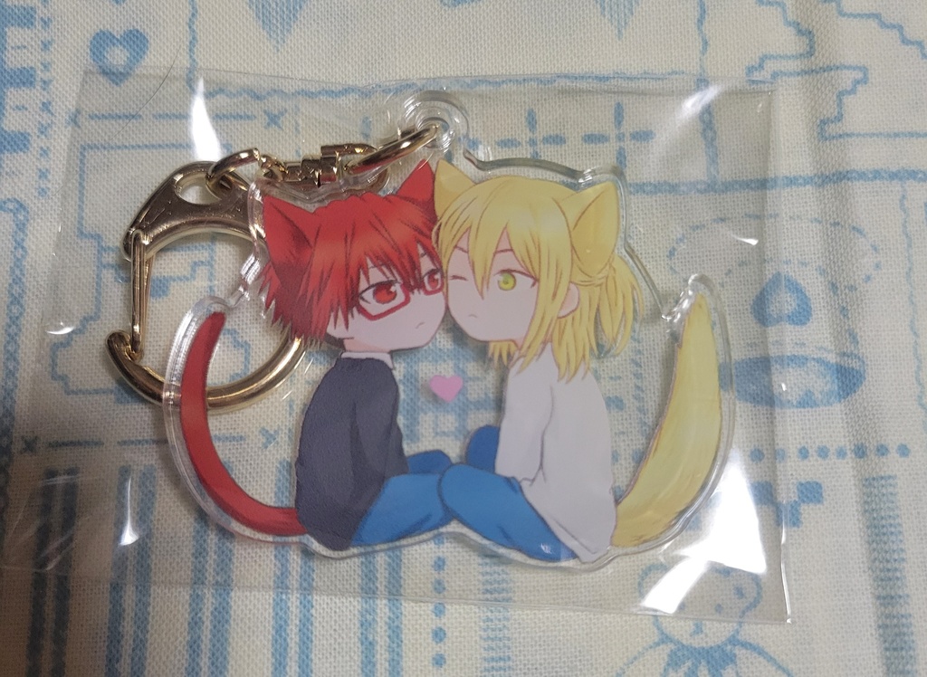 ちーとど猫耳アクキー