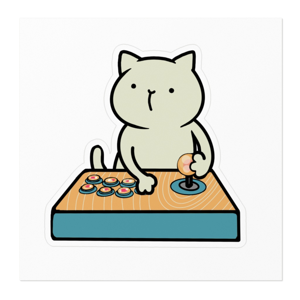 e-くらスポーツねこちゃんステッカー