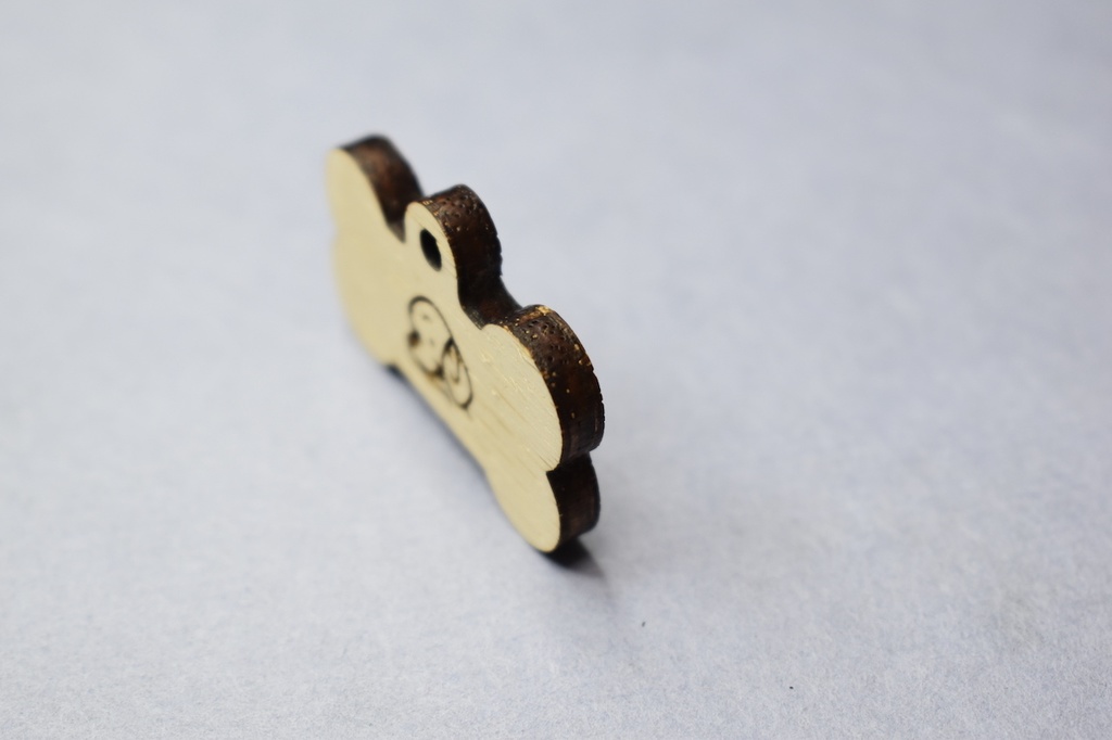 わんちゃん 骨の形 ネームタグ