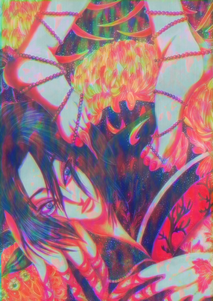 粧壁-Bloom Stained Relief-