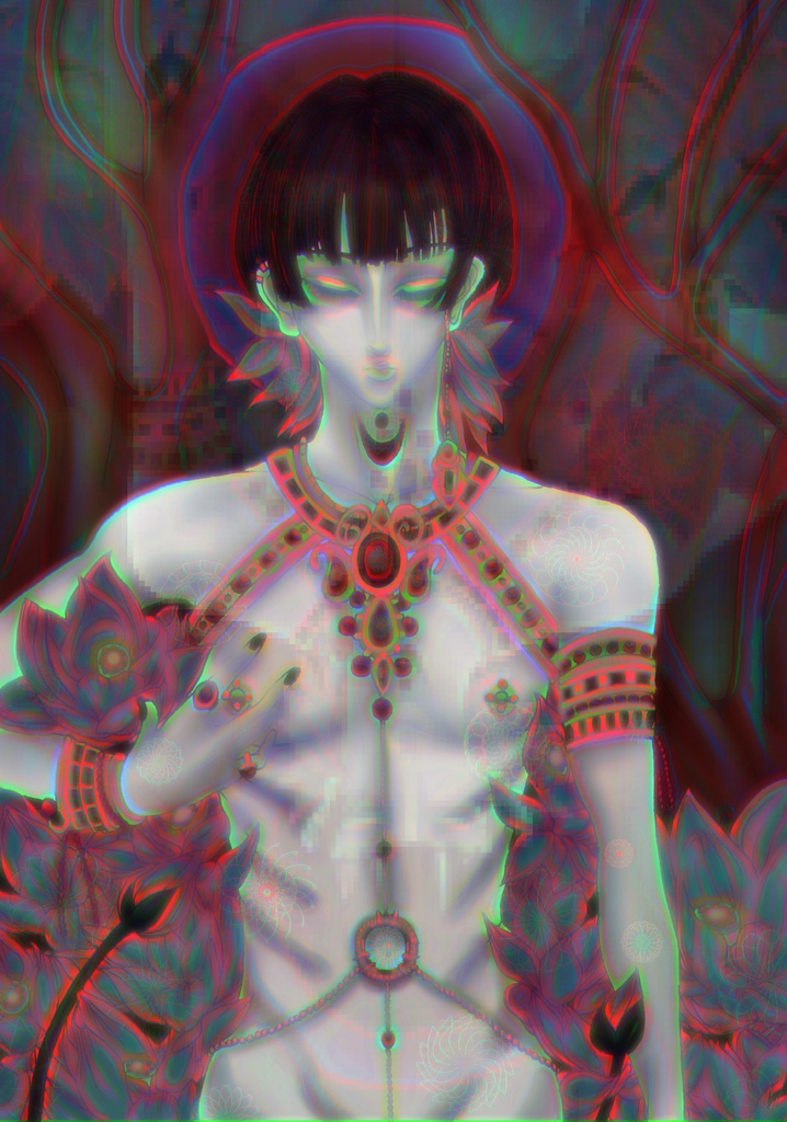 粧壁-Bloom Stained Relief-