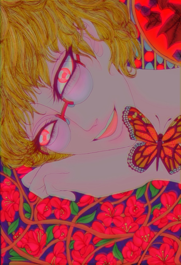 粧壁-Bloom Stained Relief-