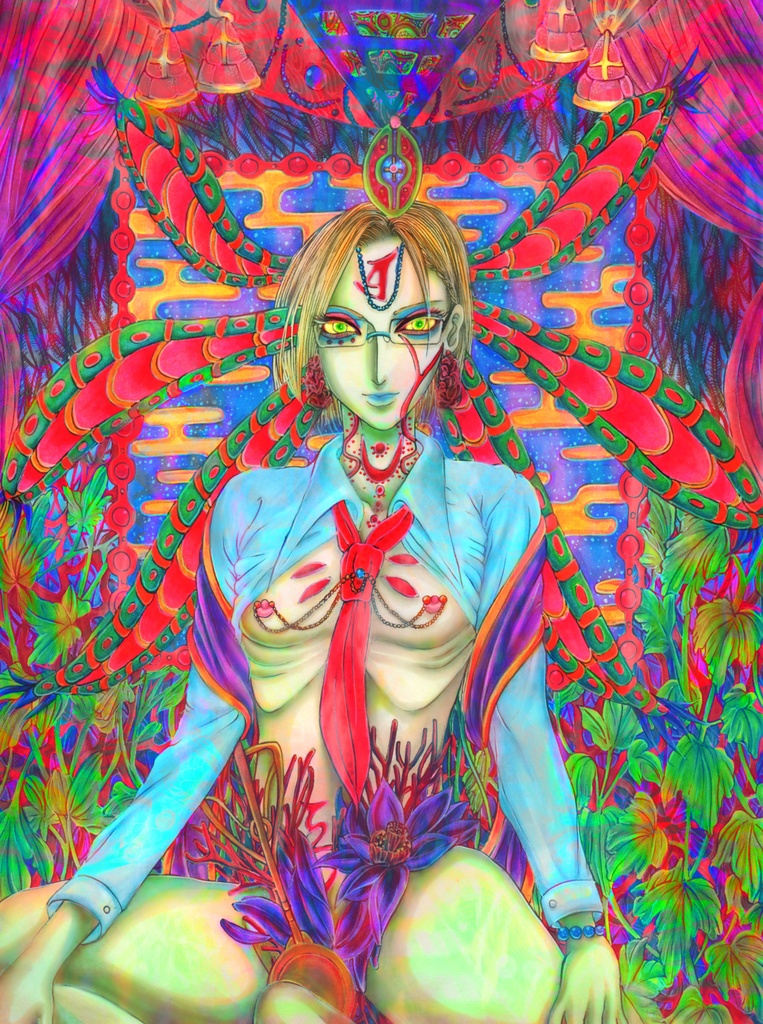 粧壁-Bloom Stained Relief-