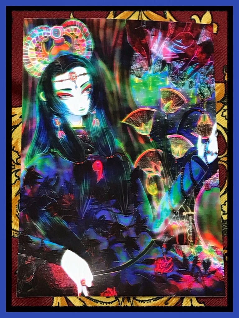 【オリジナル原画】静黙の黒夜天 眞咲静夜