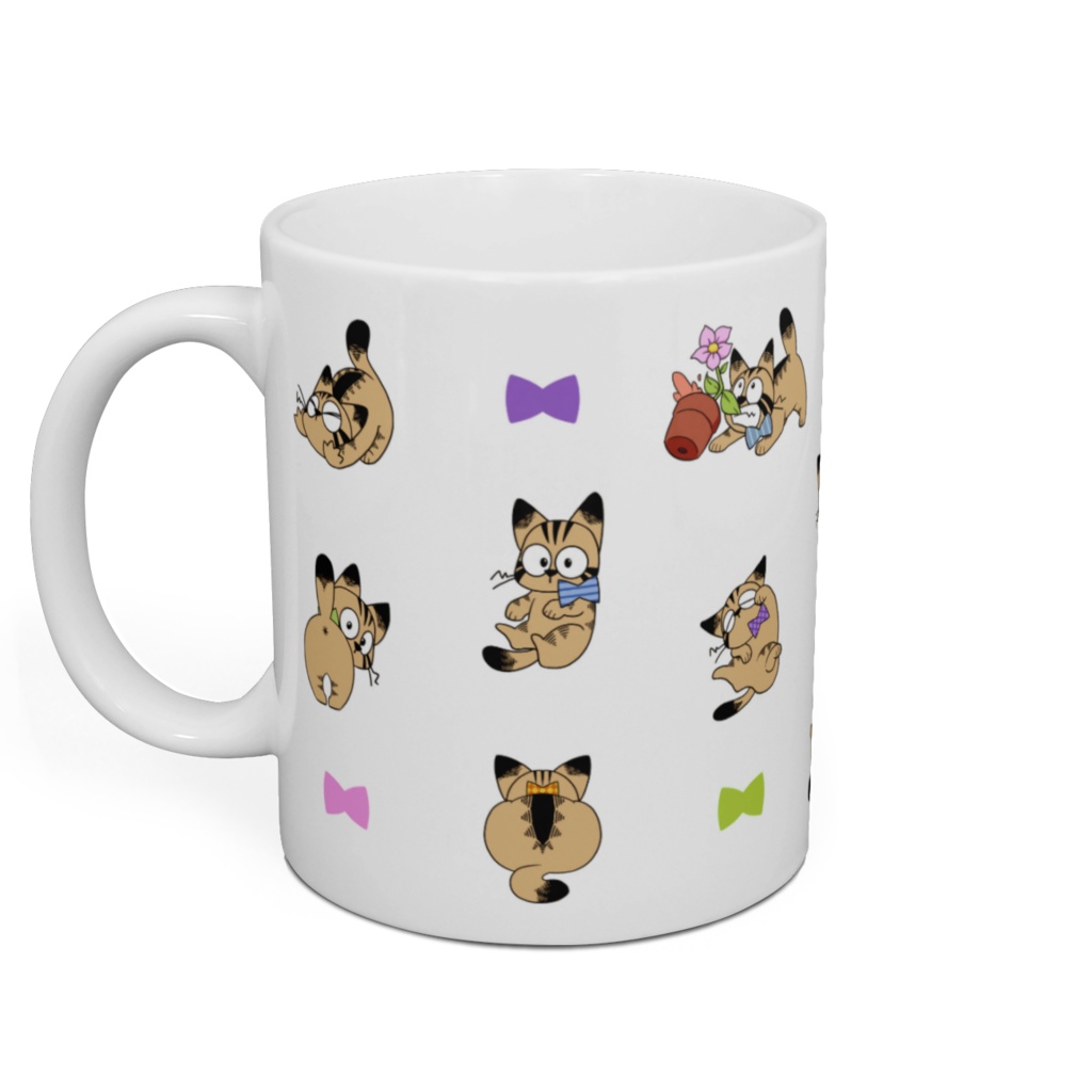 ボタン・マグカップ