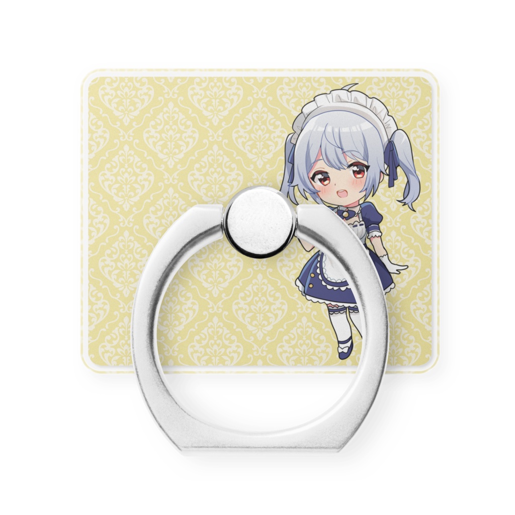 ツインテメイドルルちゃんスマホリング