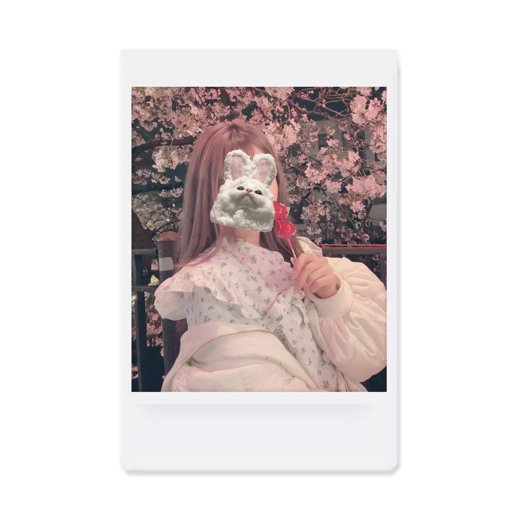 お花見チェキ🌸🍡