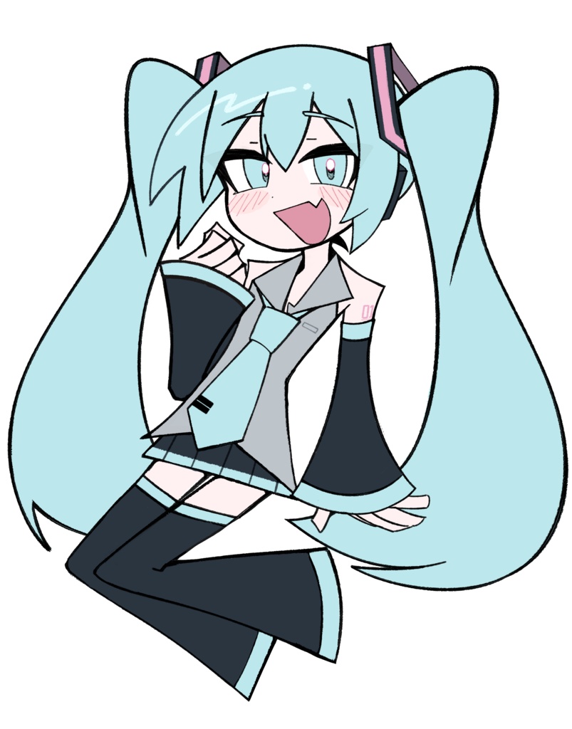 【初音ミク】カートゥーンアクリルキーホルダー(60mm)