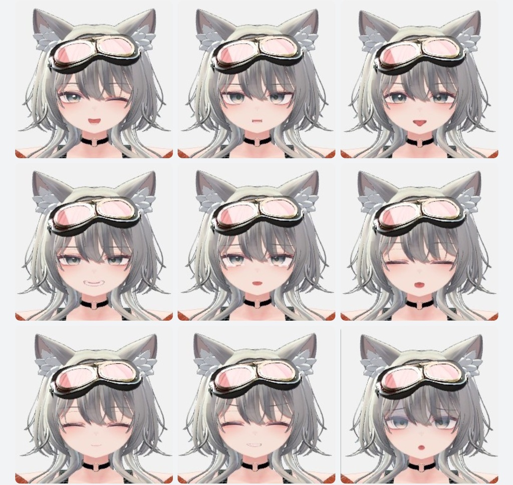 ろり翠羽ちゃん向け表情アニメーション