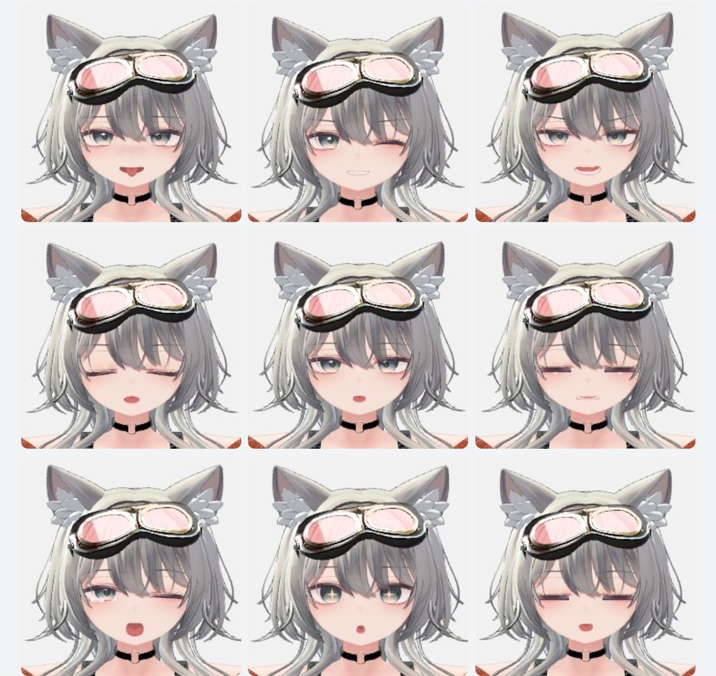 ろり翠羽ちゃん向け表情アニメーション