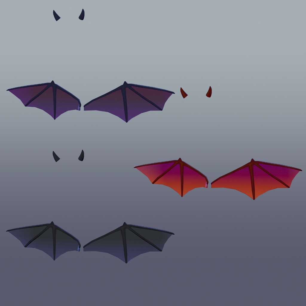 Halloween Devil's Wings