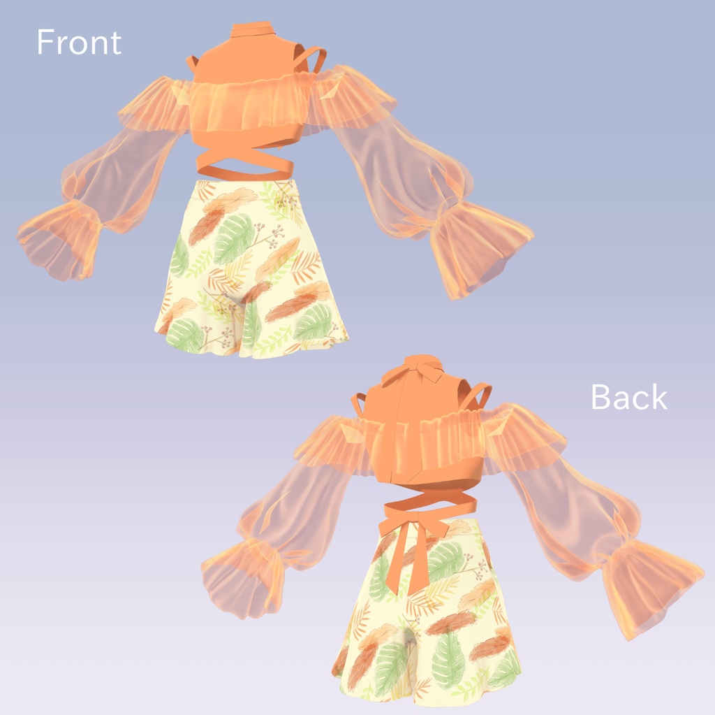 Chiffon Frill Swimwear