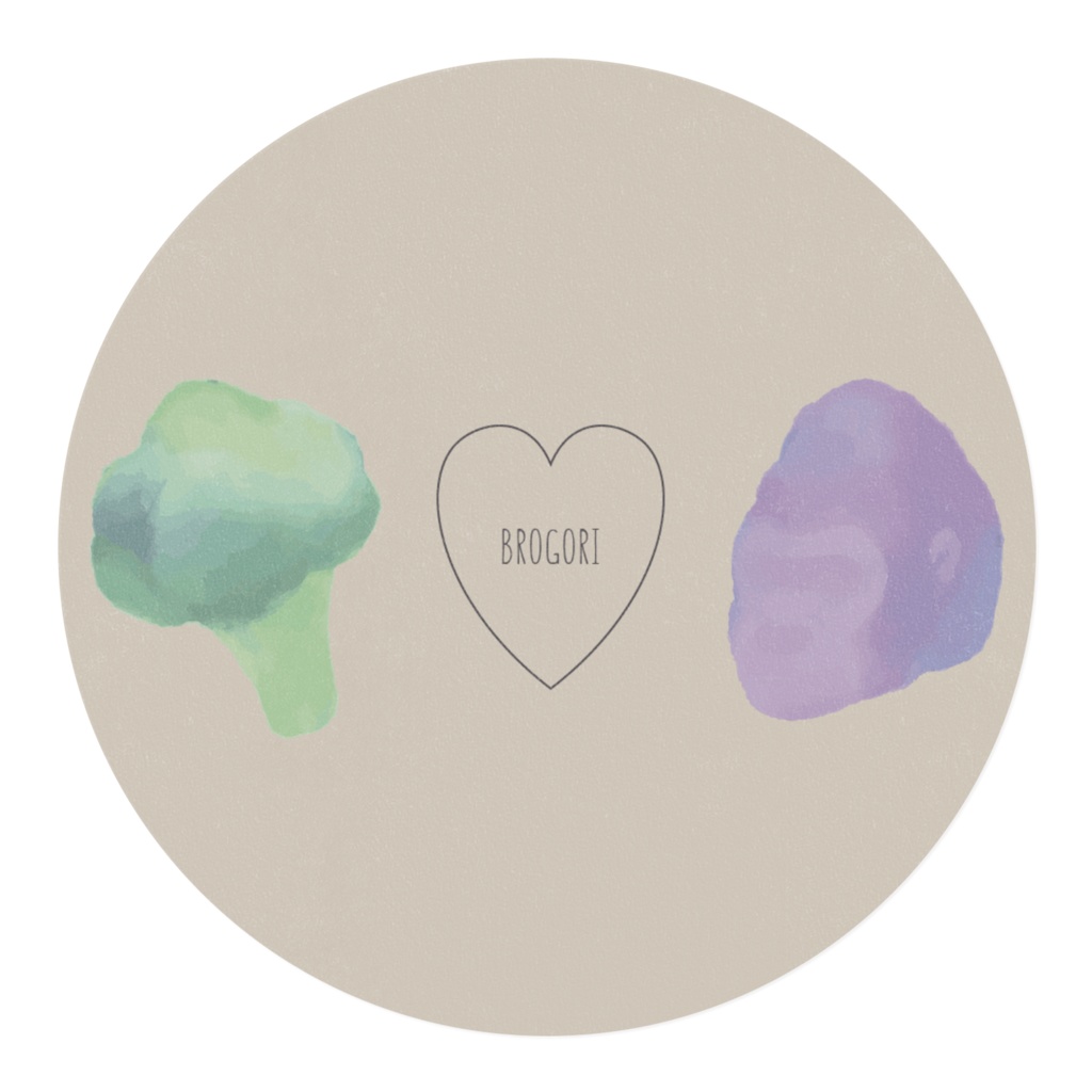 ブロッコリーとゴリラのマスキングテープ