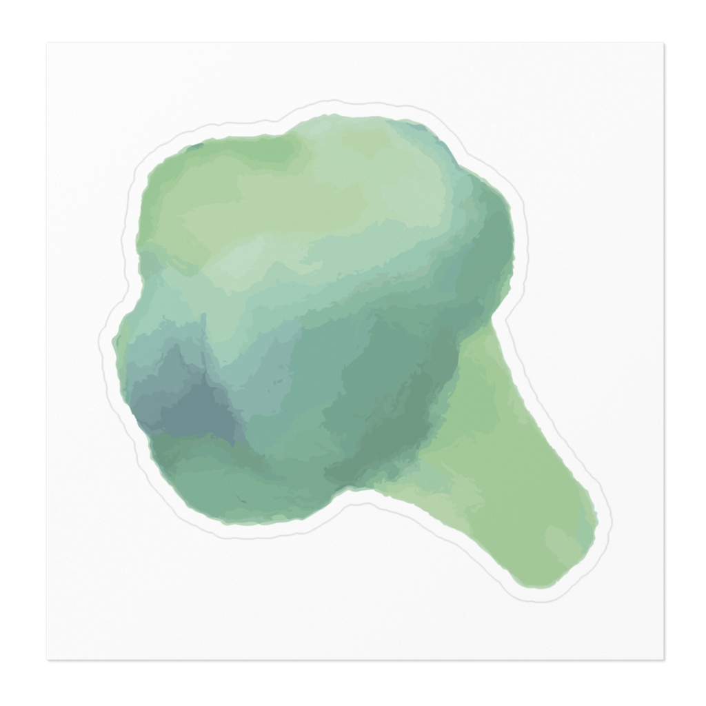 ブロッコリーのステッカー