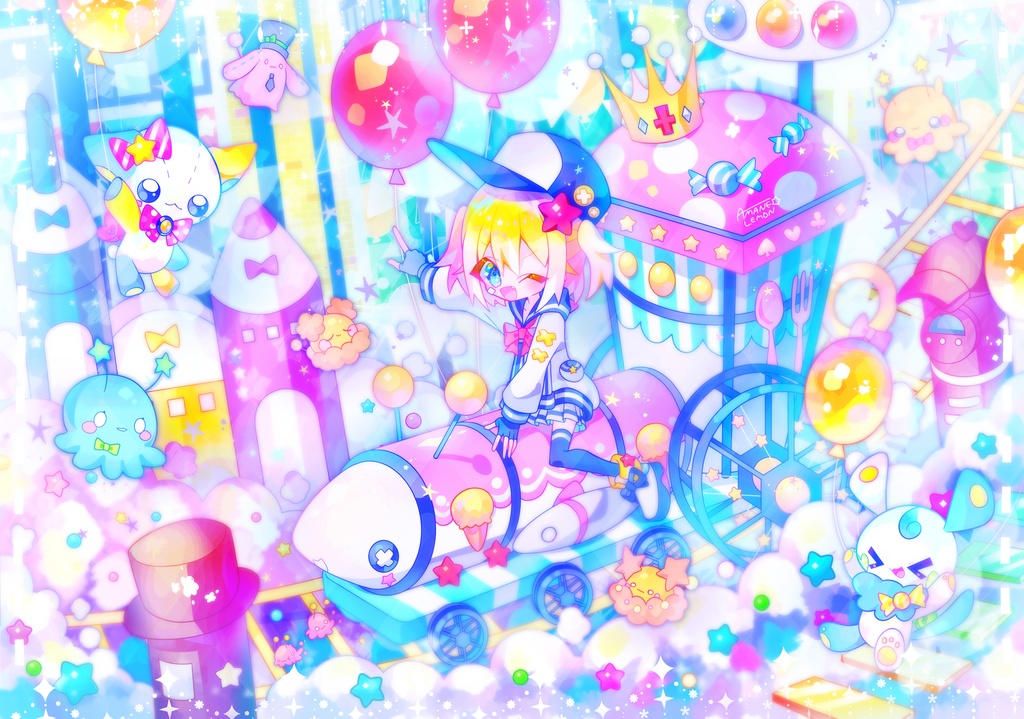 ポストカード「LET'S GO！☆」