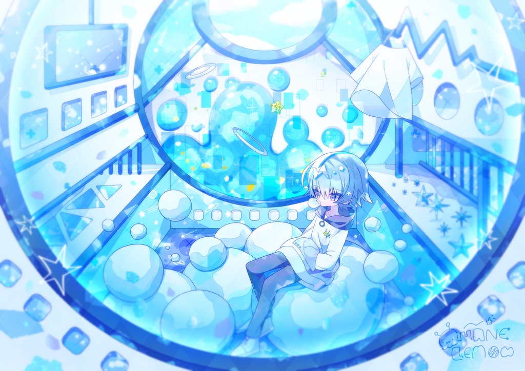aqua blank(パネル)
