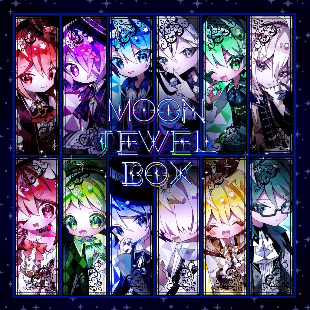 誕生石イラストセット(パネル)