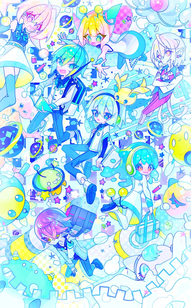 スクールオブエイリアンセット(パネル)