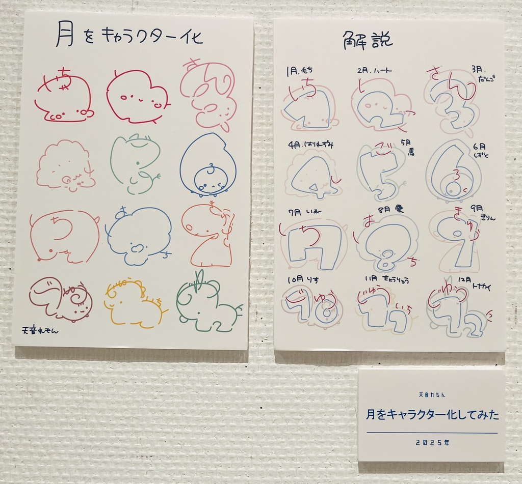 月をキャラクター化(パネル)