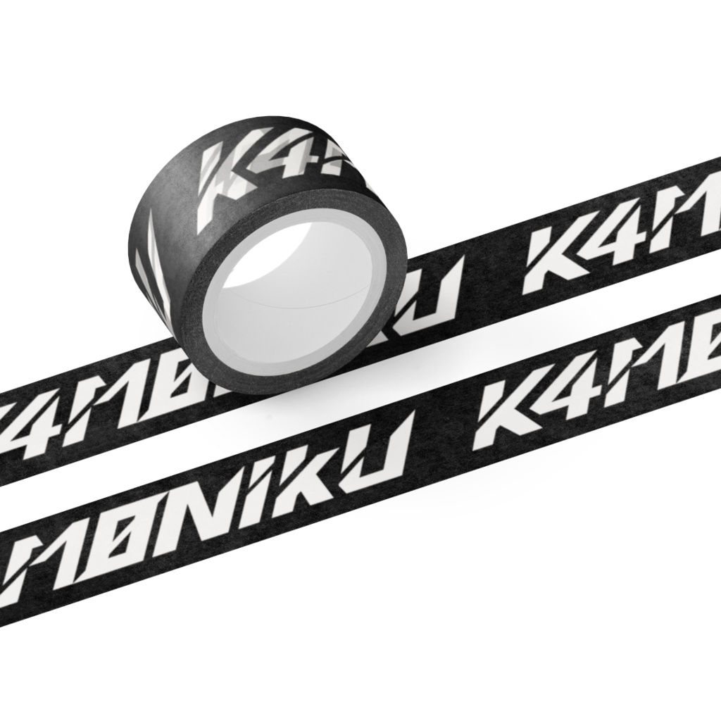 K4MØNikU ロゴマスキングテープ
