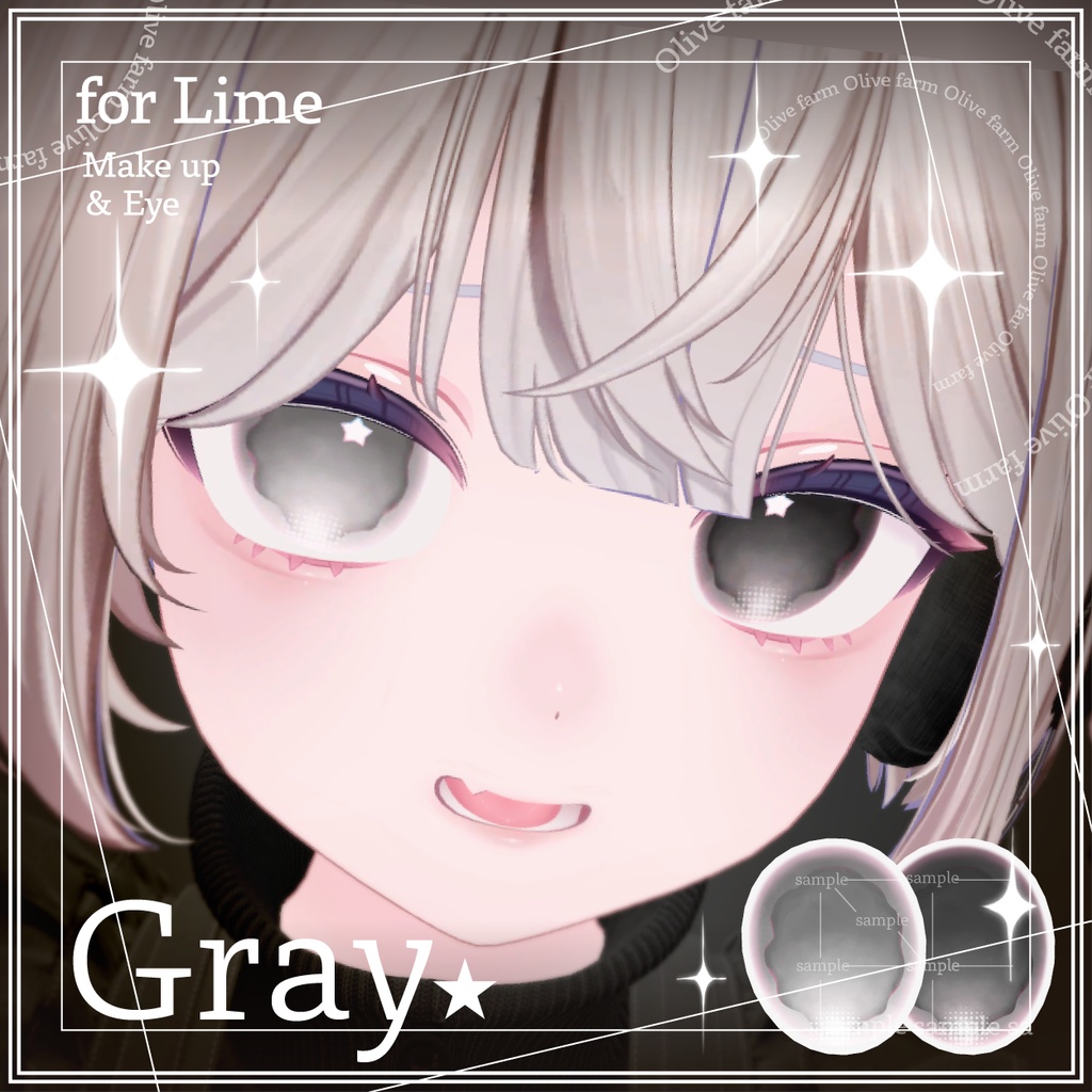 【ライム専用】Gray★メイク&アイ