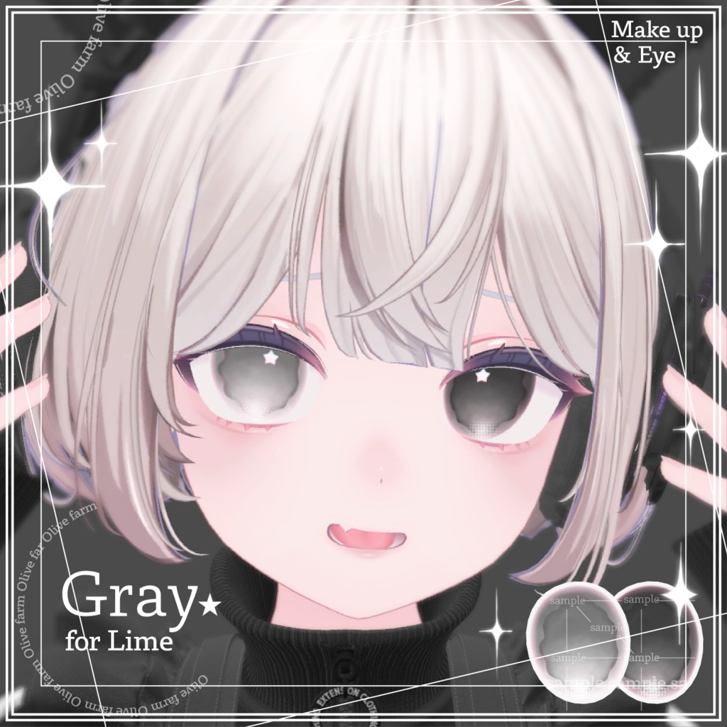 【ライム専用】Gray★メイク&アイ