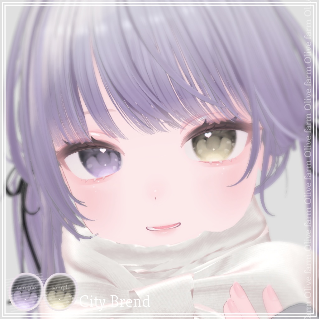 【ライム対応】City Brend / make up & eye texture