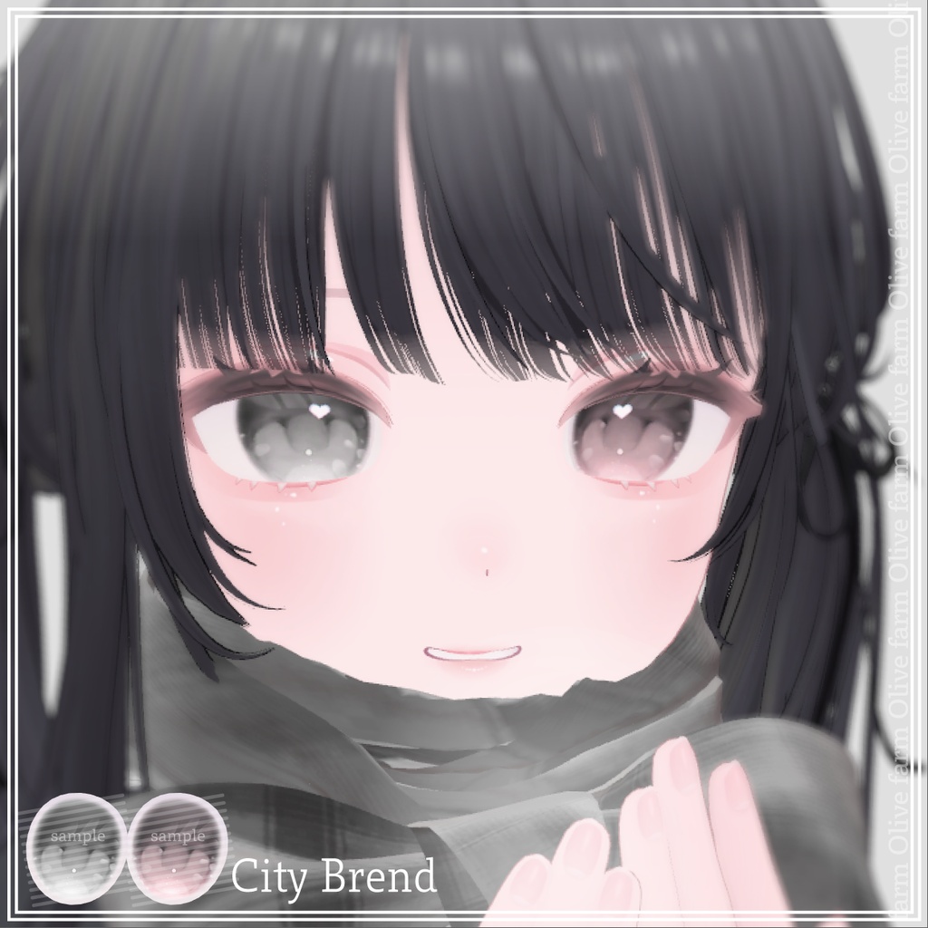 【ライム対応】City Brend / make up & eye texture