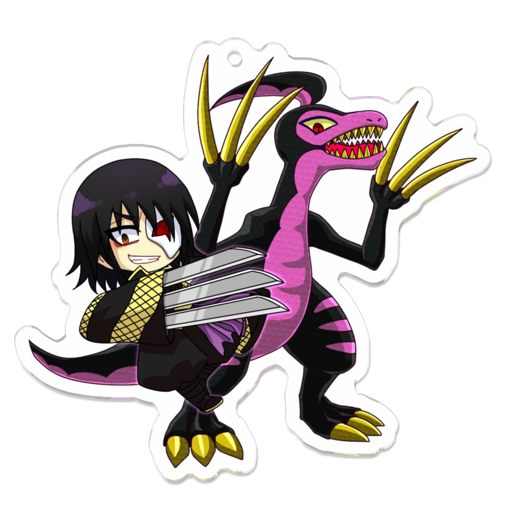 アクリルキーホルダー(70mm) クーロン&テジー