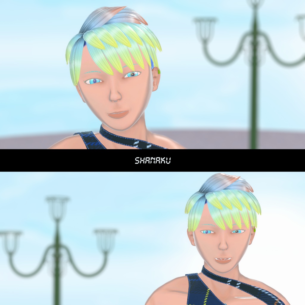 赦鳴-shanaku-【オリジナル3Dモデル】