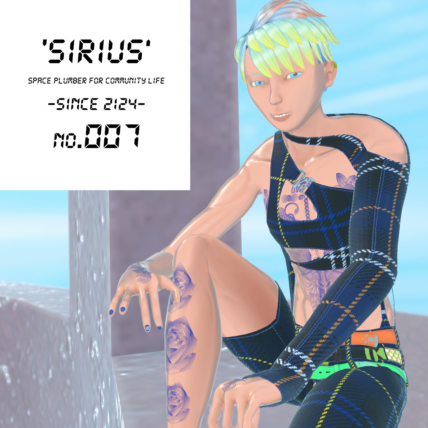 赦鳴-shanaku-【オリジナル3Dモデル】