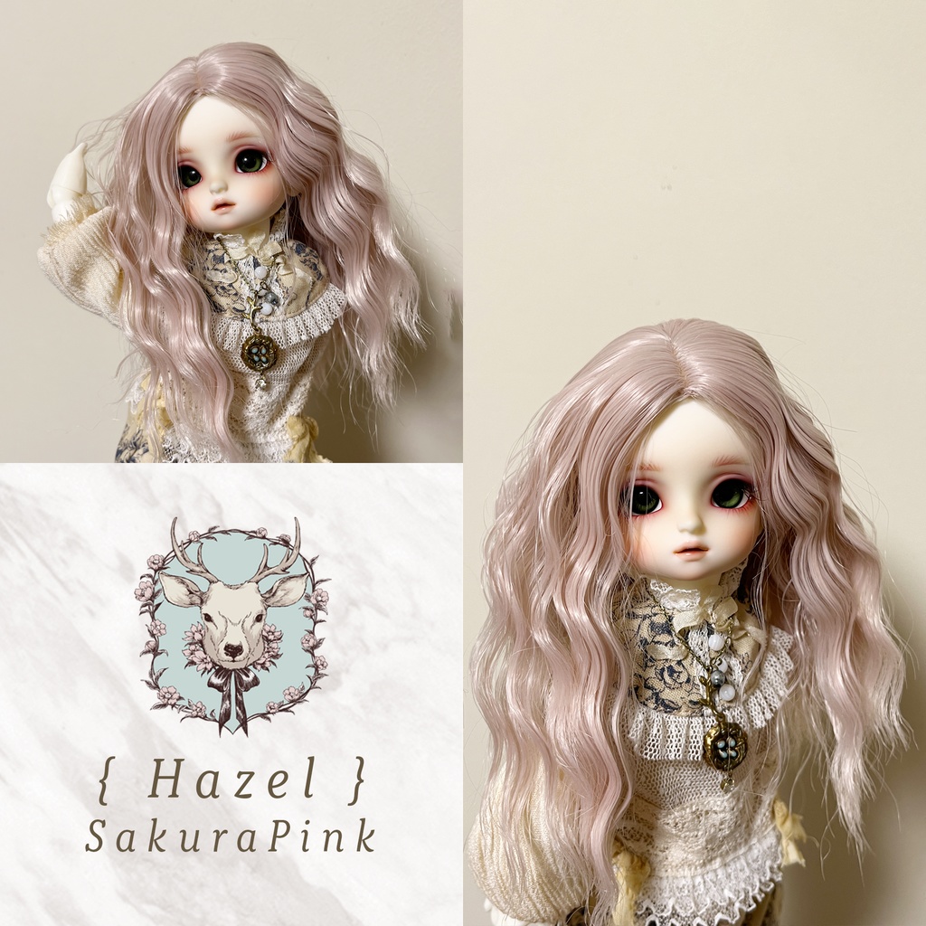 【セール】HAZELヘーゼル | 6-7インチ | ドールウィッグ