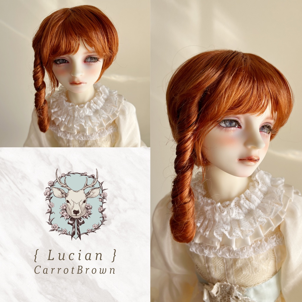 【セール】LUCIAN ルシアン | 8-9インチ | 人造モヘア | ドールウィッグ