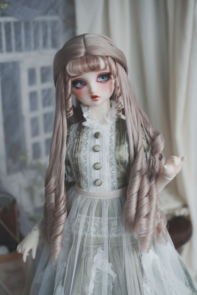【旧耐熱素材】Margaret マーガレット | Bisque Pink | 耐熱ドールウィッグ