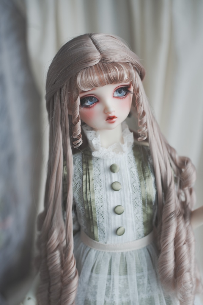 【旧耐熱素材】Margaret マーガレット | Bisque Pink | 耐熱ドールウィッグ