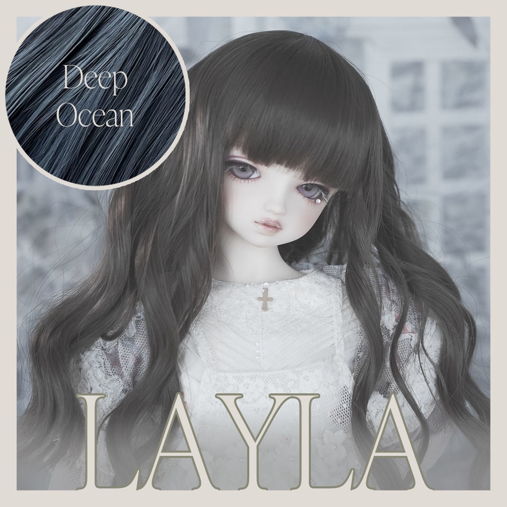 10月受注 | LAYLA レイラ | Deep Ocean | 耐熱ドールウィッグ