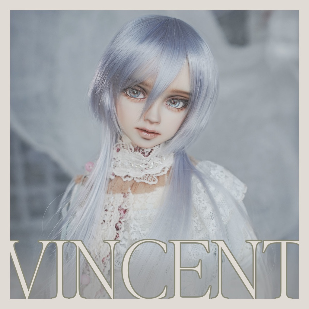 10月受注 | VINCENT ヴィンセント | Sky Gray | 耐熱ドールウィッグ